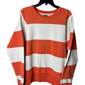 J Crew Stripe Sweatshirt 33865 XL